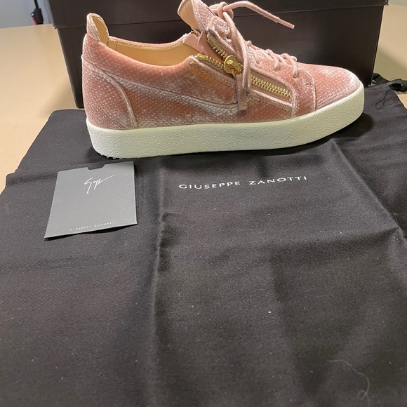 Giuseppe Zanotti velvet sneakers women size 9/39.5 - Picture 10 of 12